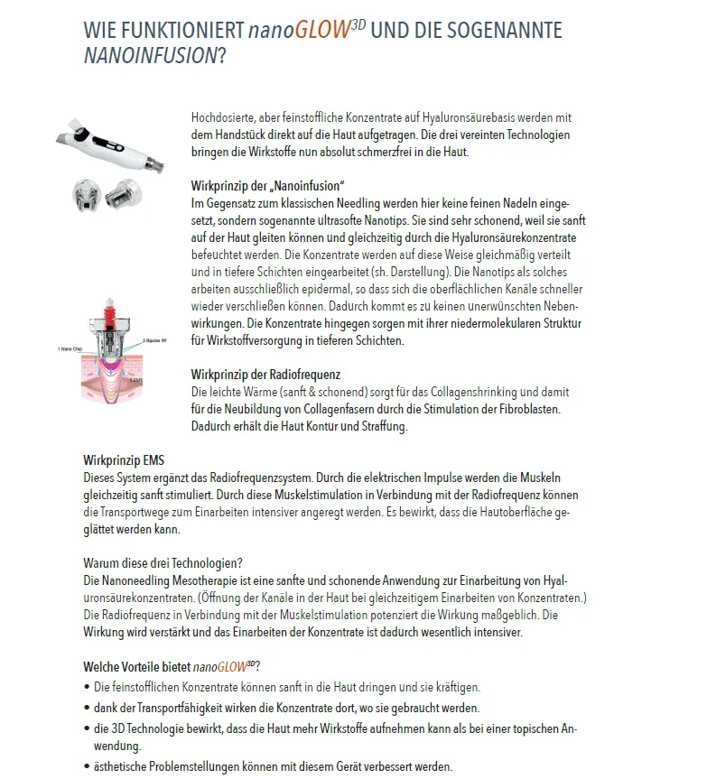 Wie funktioniert NanoGlow 3D und die Nanofusion?